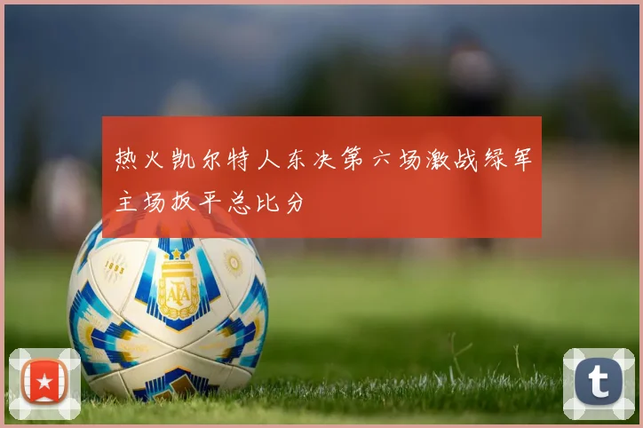 热火凯尔特人东决第六场激战绿军主场扳平总比分